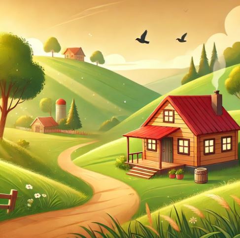 images based on a Studio Ghibli style images -inspired aesthetic