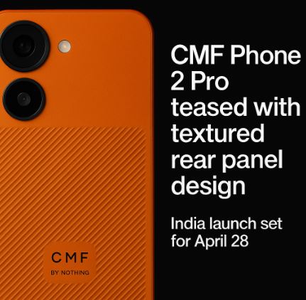 CMF Phone 2 Pro back panel textured finish