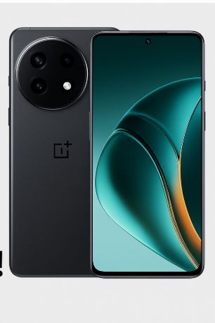 OnePlus 13s smartphone showcasing its sleek design with a large display, modern camera module, and premium build